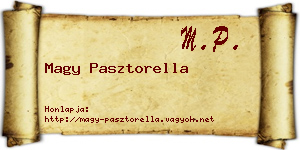 Magy Pasztorella névjegykártya